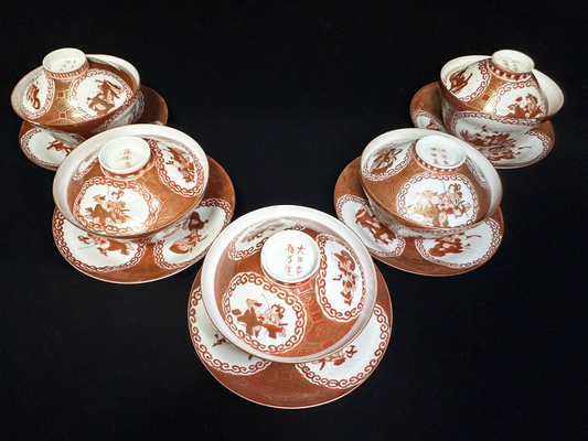 Kutani-yaki Sencha Tea Cups: A Glimpse into a Century of Artisanship