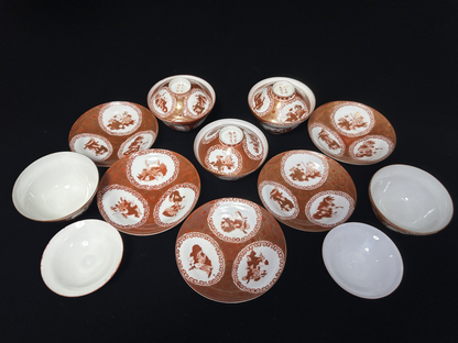 Kutani-yaki Sencha Tea Cups: A Glimpse into a Century of Artisanship