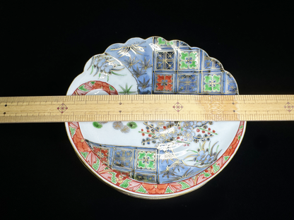 Exquisite Hand-Painted Kutani-yaki (Kutani Ware) Plates by a Ceramic Artist